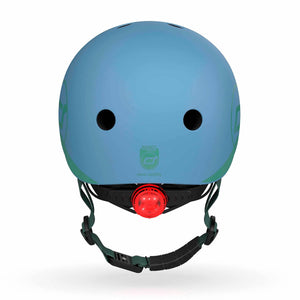 Casque Bleu Acier (45–51 cm) - Jeux d'extérieur by Scoot & Ride