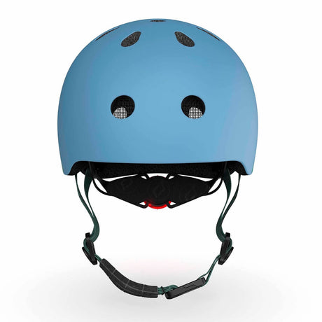 Casque Bleu Acier (45–51 cm) - Jeux d'extérieur by Scoot & Ride
