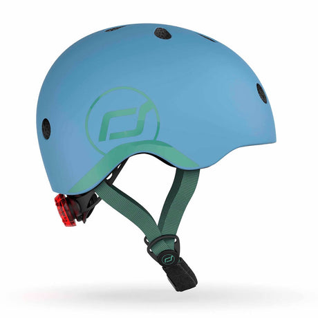 Casque Bleu Acier (45–51 cm) - Jeux d'extérieur by Scoot & Ride