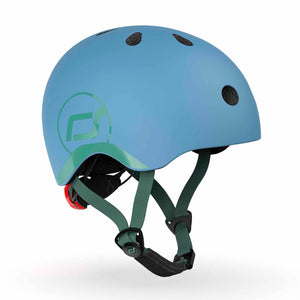 Casque Bleu Acier (45–51 cm) - Jeux d'extérieur by Scoot & Ride