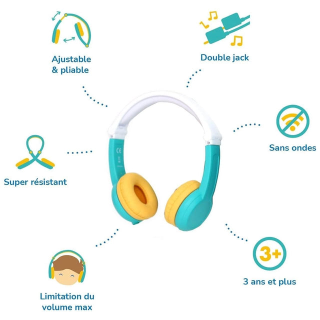 Ensemble expérience Lunii: Fabrique à histoires + casque Octave - Jeux éducatifs by Lunii
