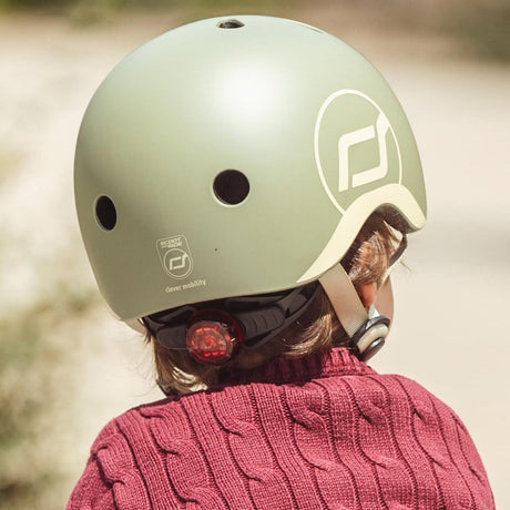 Casque Olive (45–51 cm) - Jeux d'extérieur by Scoot & Ride