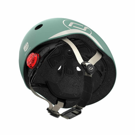 Casque Vert Forêt (45–51 cm) - Jeux d'extérieur by Scoot & Ride