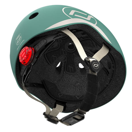 Casque Vert Forêt (45–51 cm) - Jeux d'extérieur by Scoot & Ride