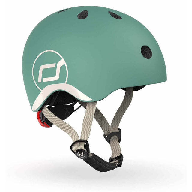 Casque Vert Forêt (45–51 cm) - Jeux d'extérieur by Scoot & Ride