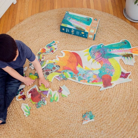 Puzzle géant Léon le dragon (58 pcs) - Casse-têtes by Djeco