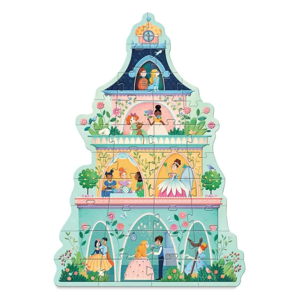 Puzzle géant - Tour des princesses (36 pcs) - Casse-têtes by Djeco