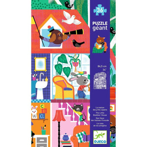 Casse-tête géant Maison p'tits copains (36 pcs) - Casse-têtes by Djeco