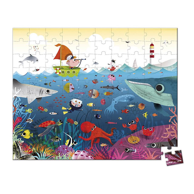 Casse-tête - Le monde sous-marin (100 pcs)-Janod-Comme des Pirates