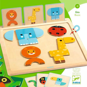 Casse-tête magnétique GeoBasic - Jeux d'assemblage by Djeco