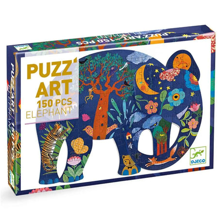 Casse-tête Puzz'Art - Éléphant (150 pcs)-Casse-têtes-Djeco-Comme des Pirates