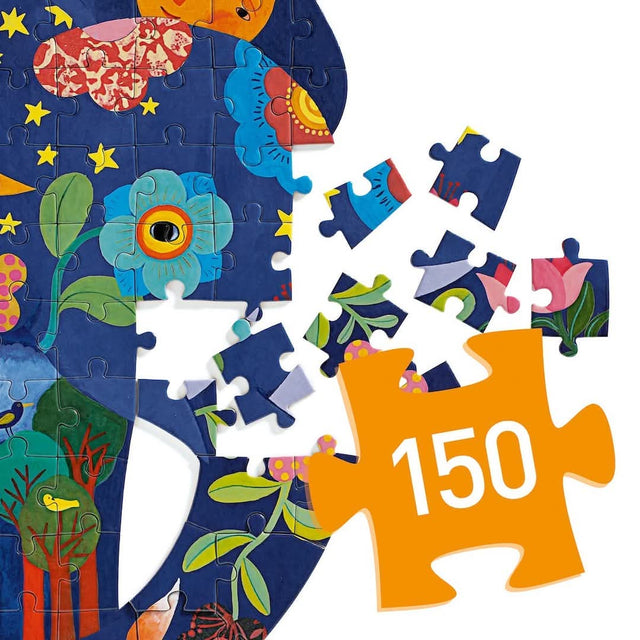 Casse-tête Puzz'Art - Éléphant (150 pcs) - Casse-têtes by Djeco