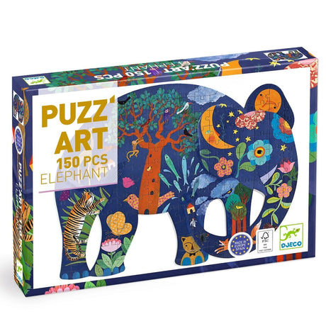 Casse-tête Puzz'Art - Éléphant (150 pcs) - Casse-têtes by Djeco