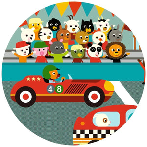 Casse-tête silhouette - Voiture de course (16 pcs) - Casse-têtes by Djeco