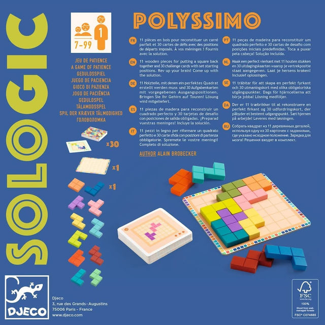 Casse-tête Sologic Polyssimo - Jeux de logique by Djeco