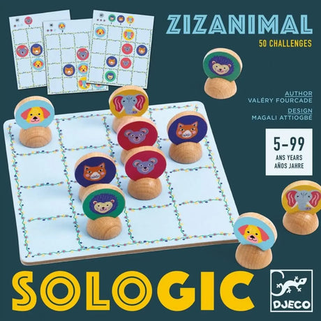 Casse-tête Sologic - Zizanimal - Jeux de logique by Djeco