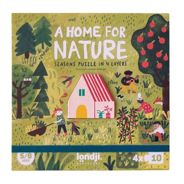 Casse-tête Un domicile pour la nature (40 pcs) - Casse-têtes by Londji