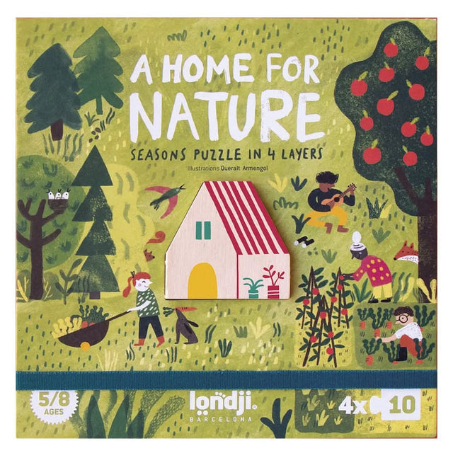 Casse-tête Un domicile pour la nature (40 pcs) - Casse-têtes by Londji