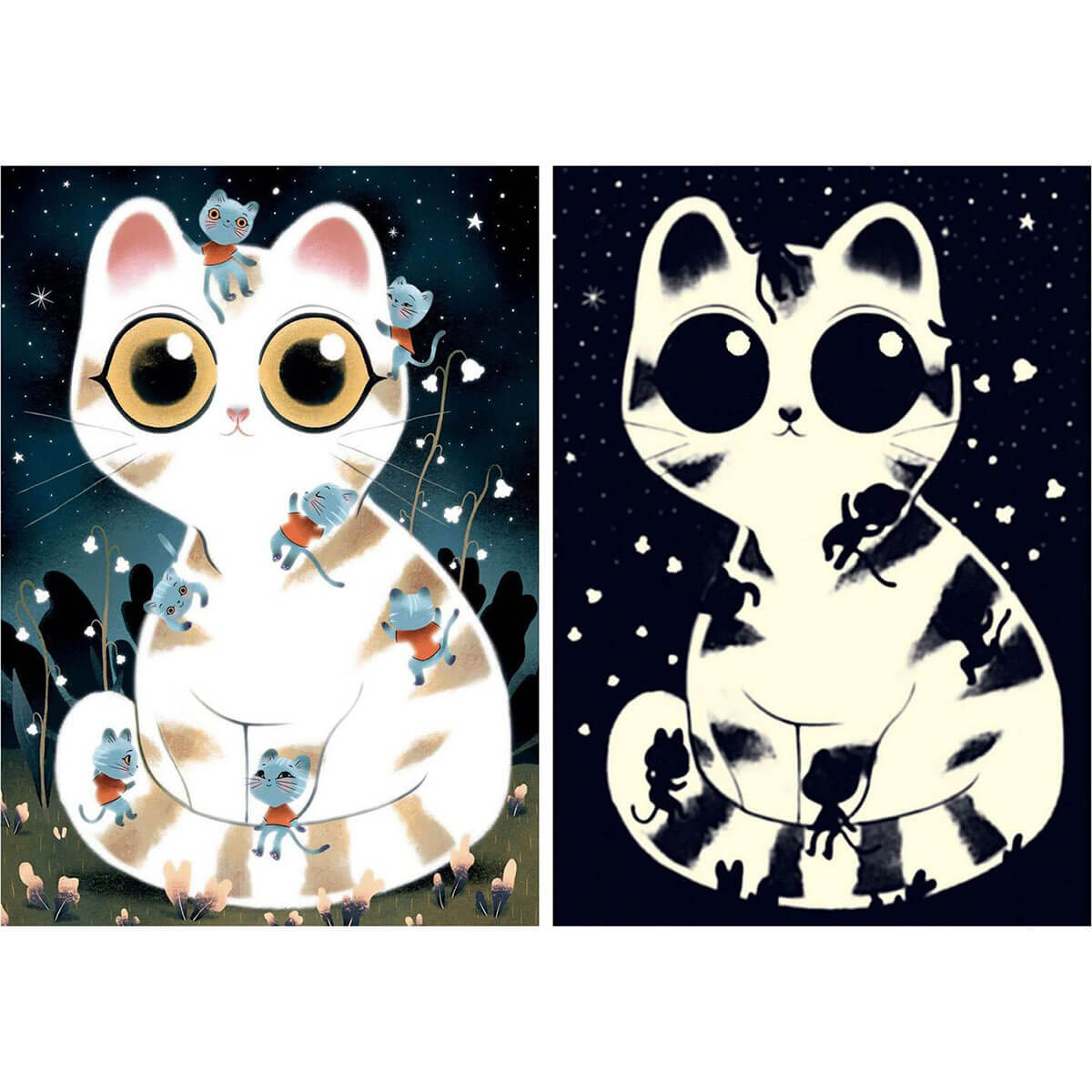 CAT★① Wizzy Puzzle - Cuddly Cats (50 pcs) – Comme des Pirates