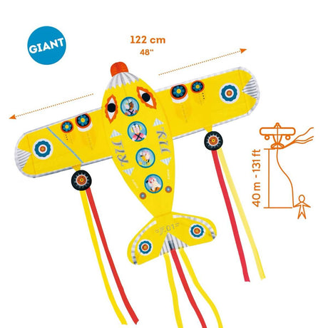 Cerf-volant géant Maxi Plane - Jeux d'extérieur by Djeco