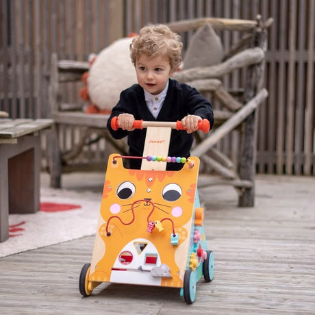 Chariot de marche multi-activités Chat - Trotteurs by Janod
