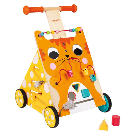 Chariot de marche multi-activités Chat-Trotteurs-Janod-Comme des Pirates