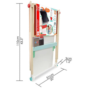 Chevalet pivotant et pliable Flip Flat avec craies + marqueurs - Art & bricolage by Hape