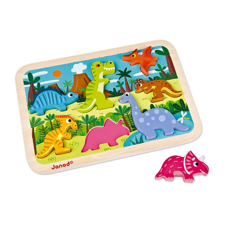 Chunky Puzzle - Dinosaures-Janod-Comme des Pirates