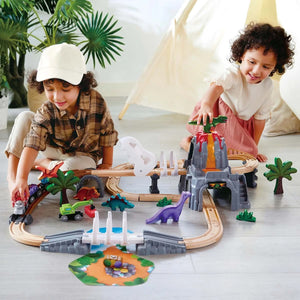 Dinosaur Railway Adventure Set (61 pcs)