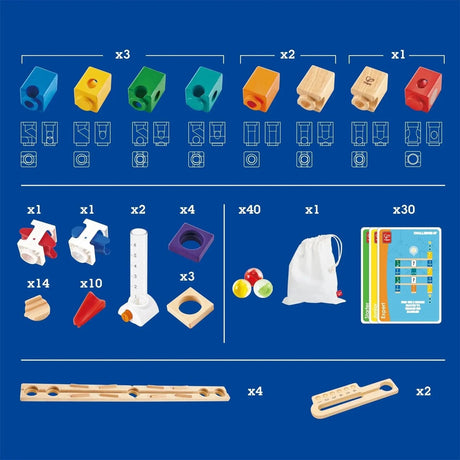 Circuit de billes Quadrilla: Basic Coding Set - Jeux de construction by Hape