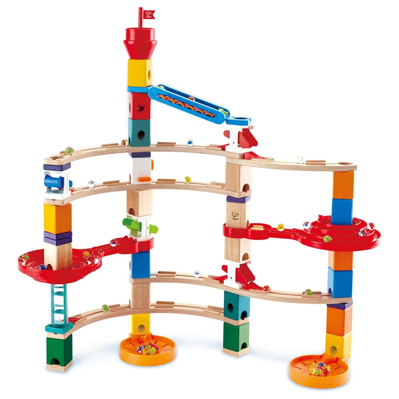 Quadrilla Super Spirals marble run (129 pcs) – Comme des Pirates