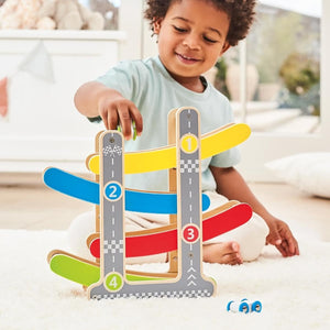 Circuit de course en bois Fast Flip - Ensembles de jeu by Hape