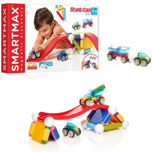 Circuit de voitures magnétique Basic Stunt (46 pcs) - Jeux de construction by SmartMax