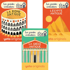 Cartes Yoto - BrainBots : Les grandes civilisations