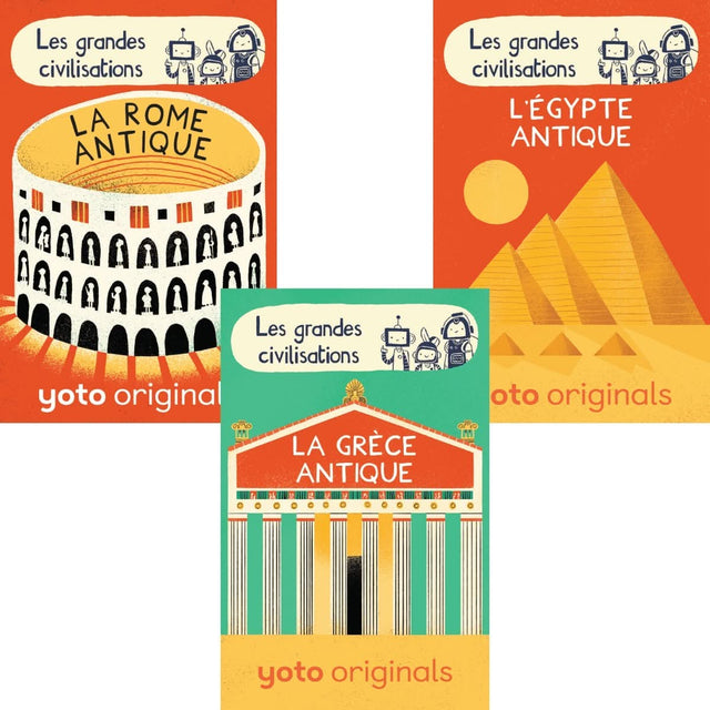 Cartes Yoto - BrainBots : Les grandes civilisations