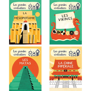 Cartes Yoto - BrainBots : Les grandes civilisations
