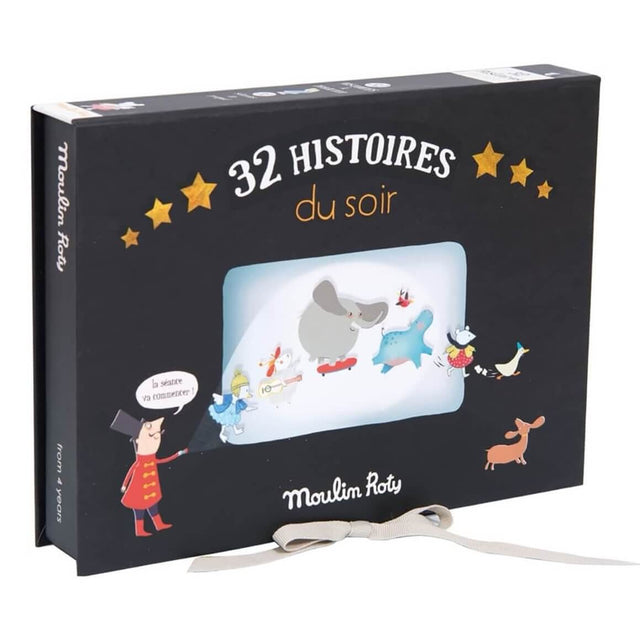 Coffret cinéma deluxe: lampe + 32 histoires du soir - Lampes à histoire by Moulin Roty