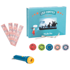 Coffret cinéma lampe à histoires - Les contes du soir - Lampes à histoire by Moulin Roty