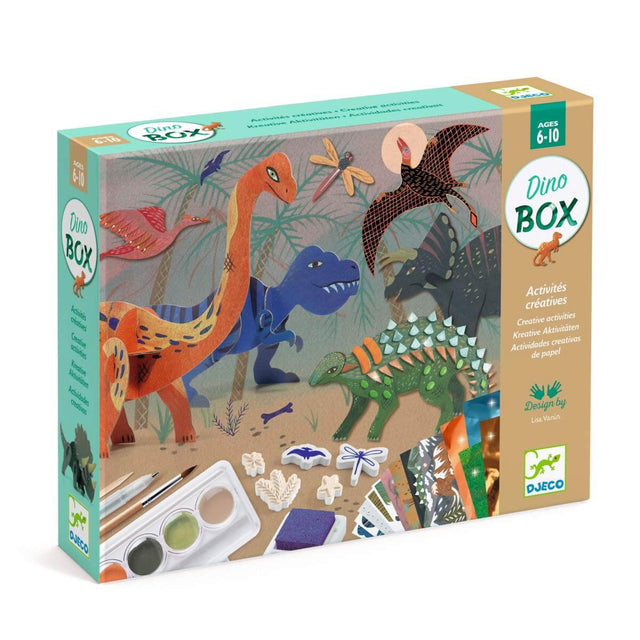 Coffret d'activités créatives - Monde des dinosaures-Art & bricolage-Djeco-Comme des Pirates