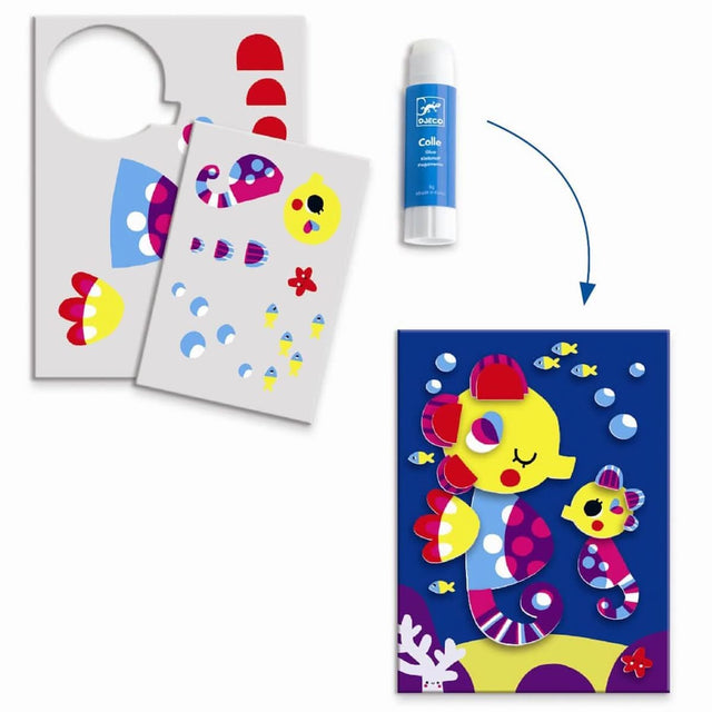 Coffret multi-bricolage - Au fond de l'océan - Art & bricolage by Djeco
