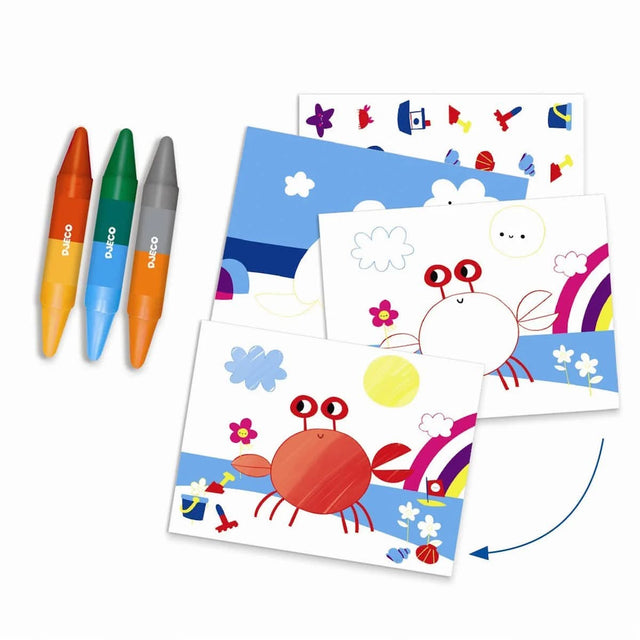 Coffret multi-bricolage - Au fond de l'océan - Art & bricolage by Djeco