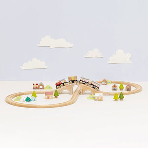 Coffret de train Figure 8 (40 pcs) - Ensembles de jeu by Le Toy Van