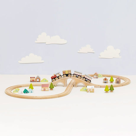 Coffret de train Figure 8 (40 pcs) - Ensembles de jeu by Le Toy Van