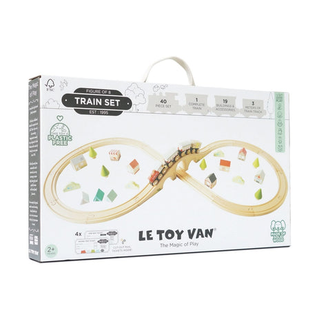 Coffret de train Figure 8 (40 pcs) - Ensembles de jeu by Le Toy Van