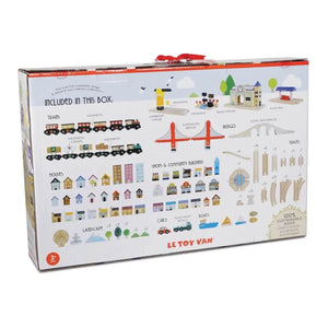 Coffret de train Royal Express et ville complète (180 pcs)-Ensembles de jeu-Le Toy Van-Comme des Pirates