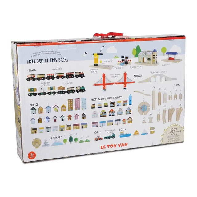 Coffret de train Royal Express et ville complète (180 pcs)-Ensembles de jeu-Le Toy Van-Comme des Pirates