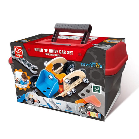 Coffret de voitures à construire Build 'n Drive (35 pcs) - Jeux d'assemblage by Hape