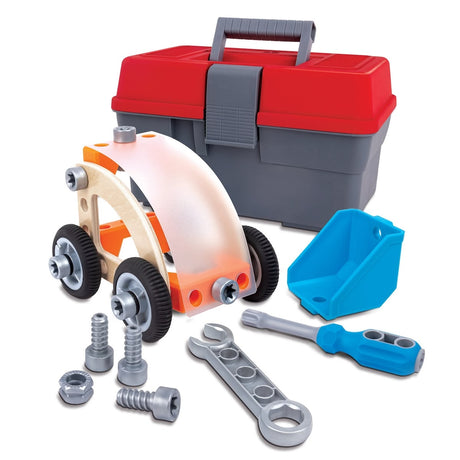 Coffret de voitures à construire Build 'n Drive (35 pcs) - Jeux d'assemblage by Hape