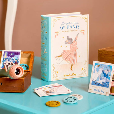 Coffret-livre lampe à histoires - Petite école de danse - Lampes à histoire by Moulin Roty