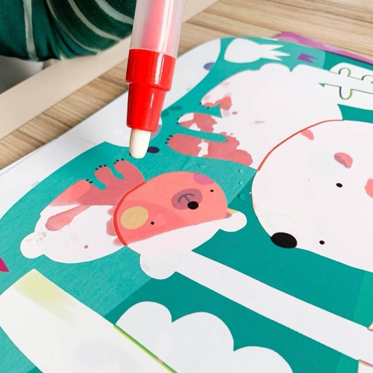 Coloriage à l'eau - Caché dans le jardin - Art & bricolage by Djeco